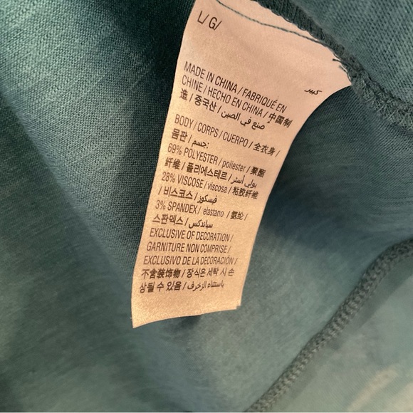 Style & Co 3/4 Sleeve Top - NWT - Large - Green Nectar - Picture 5 of 6